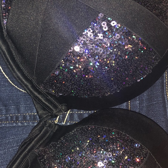 Never worn Victoria secret sparkly sequin push up - Picture 3 of 7